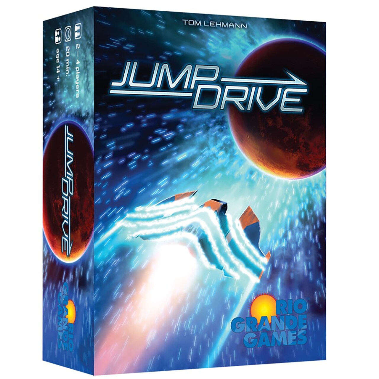 Rio Grande Games: Jump Drive - A Race for The Galaxy Card Game, Build Empires, Develop Technologies & Settle Worlds, Fast-Paced, Ages 14+, 2-4 Players